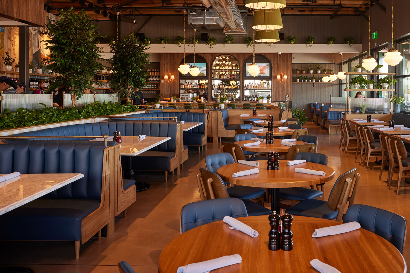 Group dining at